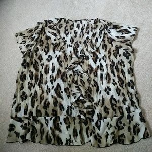 Cheetah Worthington Blouse